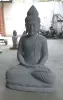 Product image 2 of the product “Seated Buddha made of Riverstone in Dhyana position - gesture of meditation, H.102 cm, natural. ”